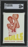 1972 Topps #127 Howard Porter 9 card progressive proof.